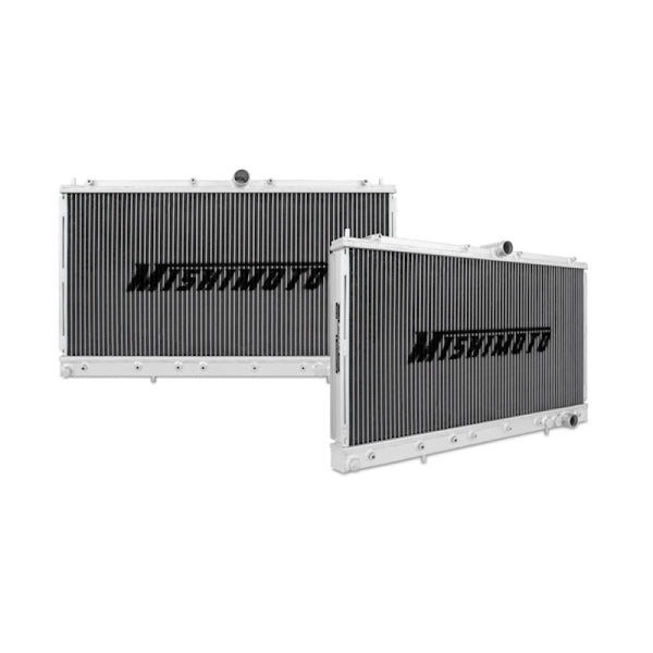 Mishimoto 91-99 Mitsubishi 3000GT Turbo Manual Aluminum Radiator - Bull Strap