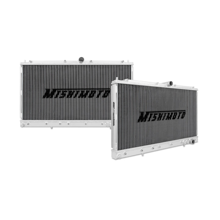 Mishimoto 91-99 Mitsubishi 3000GT Turbo Manual Aluminum Radiator - Bull Strap
