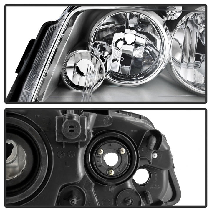 xTune 11-17 Dodge Grand Caravan OEM Style Headlights - Chrome (HD-JH-CHRTC08-AM-C) - Bull Strap