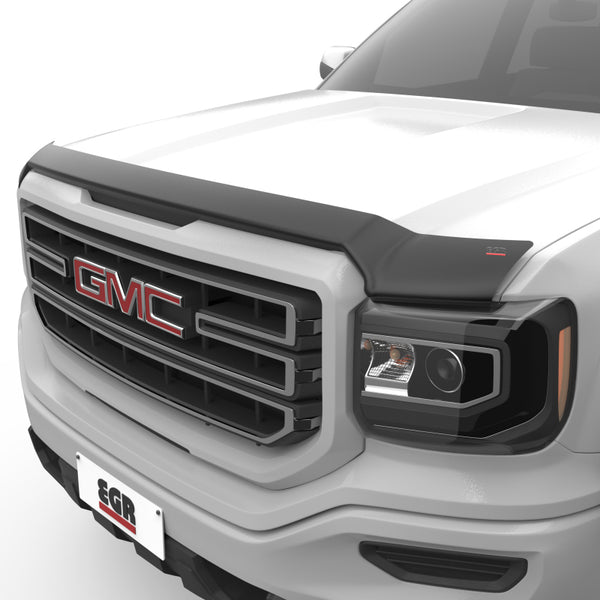 EGR 14+ GMC Sierra Superguard Hood Shield - Matte (301585) - Bull Strap