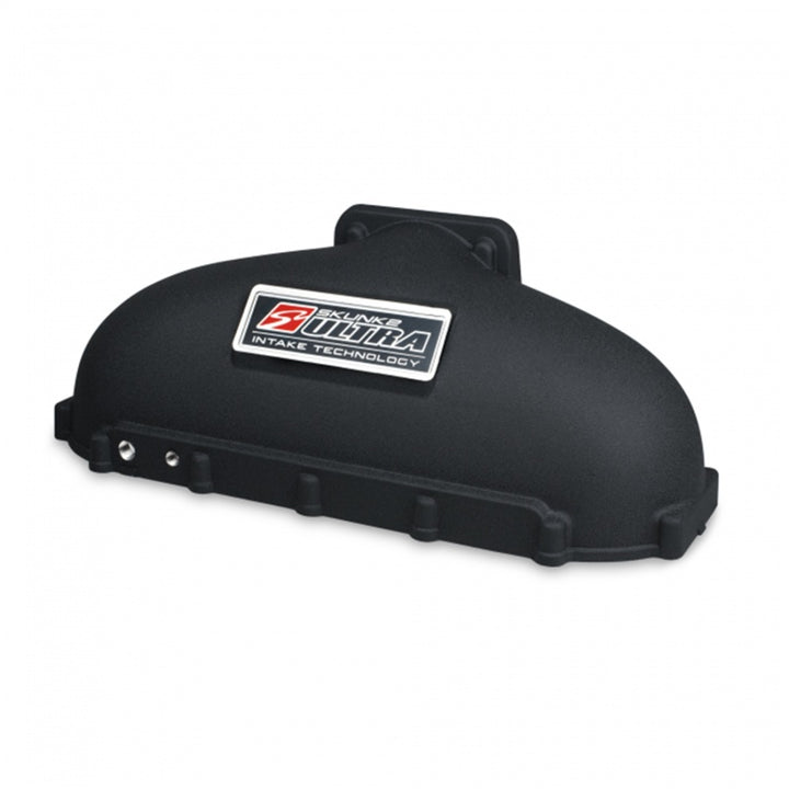 Skunk2 Ultra Race Series Centerfeed Plenum - Black - Bull Strap