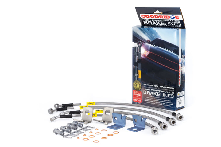 Goodridge 05 Corvette C6 Brake Lines - Bull Strap