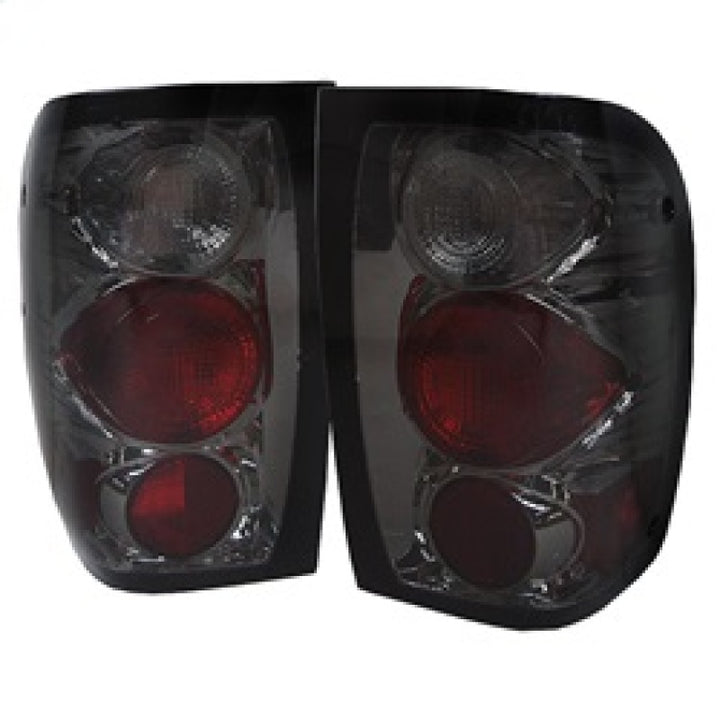 Spyder Ford Ranger 98-00 Euro Style Tail Lights Smoke ALT-YD-FR98-SM - Bull Strap