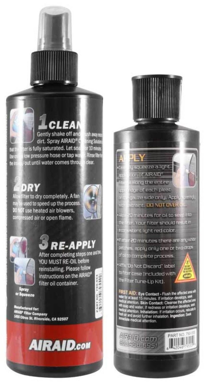 Airaid Renew Kit - 12oz Cleaner / 8oz Squeeze Oil - Bull Strap