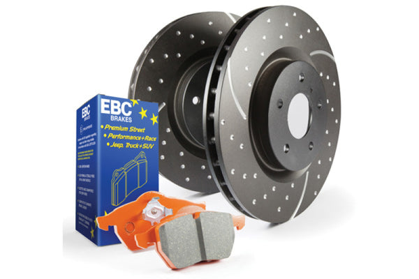 EBC S8 Brake Pad and Rotor Kit - Bull Strap