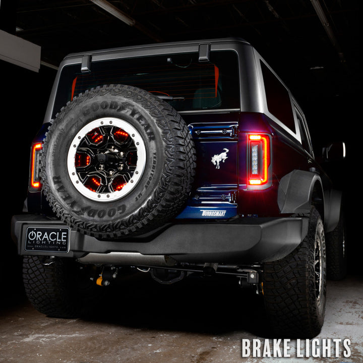 Oracle Lighting 21-22 Ford Bronco Flush Style LED Taillights - Bull Strap