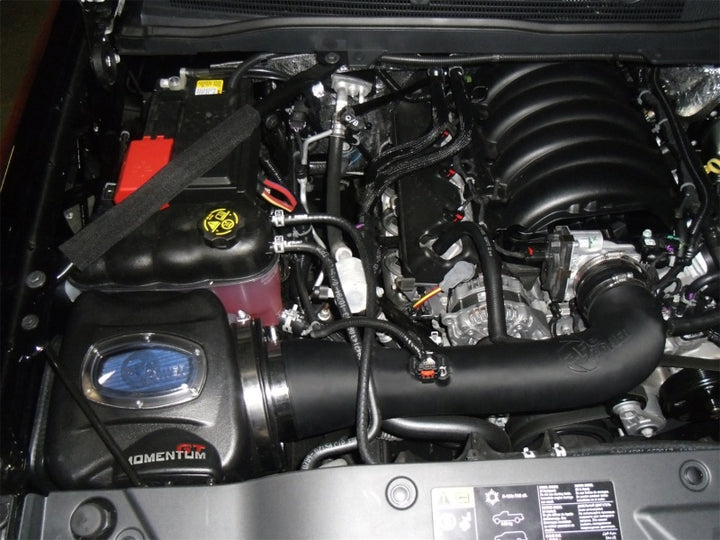 aFe Momentum GT PRO 5R Stage-2 SI Intake System 14-17 GM Silverado/Sierra 1500 5.3L/6.2L - Bull Strap