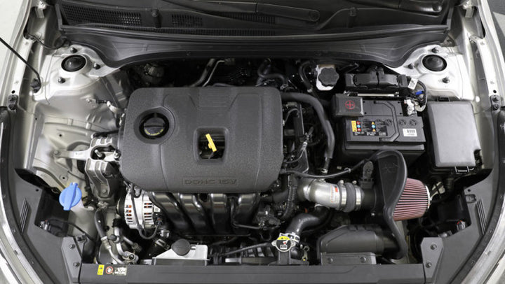 K&N 19-20 Kia Forte L4-2.0L F/I Typhoon Performance Air Intake System - Bull Strap