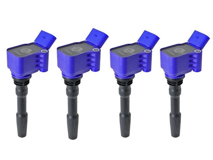 aFe 17-20 Audi A3 / 15-20 Audi A4 Scorcher High-Performance Ignition Coil (4 Pack) - Bull Strap