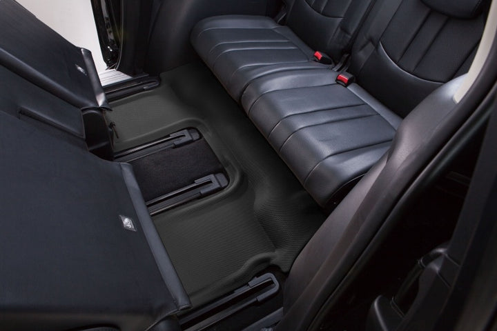 3D MAXpider 2018-2020 Lincoln/Ford Navigator/Expedition Kagu 3rd Row Floormats - Black - Bull Strap