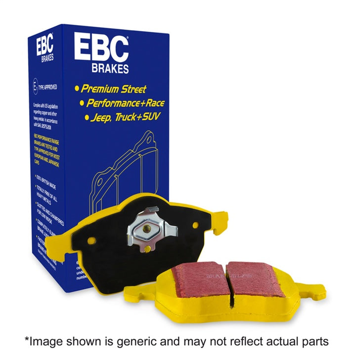 EBC 2022+ Volkswagen Golf R/GTI (Mk8) Yellowstuff Rear Brake Pads - Bull Strap