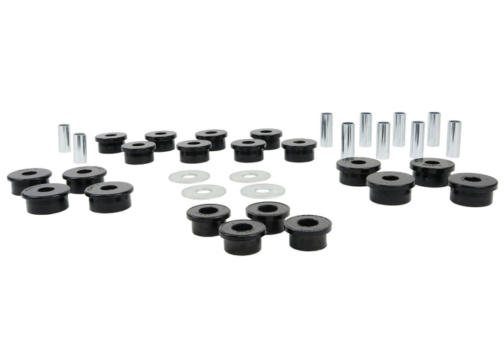 Whiteline 91-97 Toyota Land Cruiser / 96-79 Lexus LX450 Rear Vehicle Essentials Bushing Kit - Bull Strap