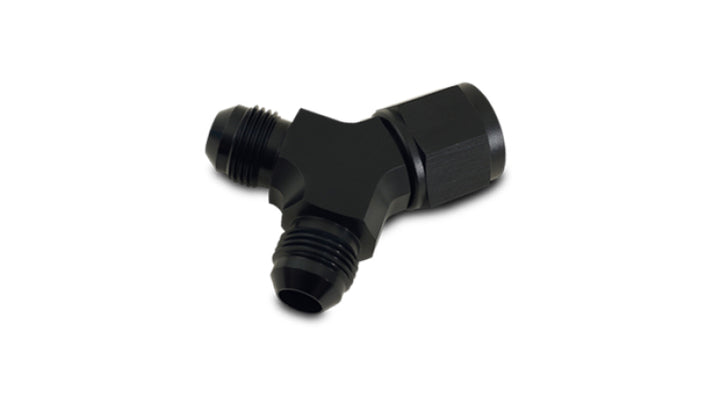 Vibrant -8AN Female x Dual -6AN Male Y-Adapter Fitting - Aluminum - Bull Strap