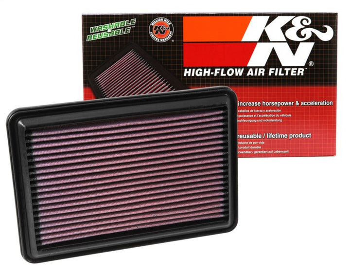 K&N 14-15 Nissan Rogue 2.5L L4 Drop In Air Filter - Bull Strap