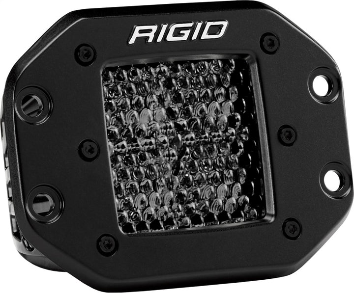 Rigid Industries D Series PRO Midnight Edition - Spot - Diffused - Pair - Bull Strap