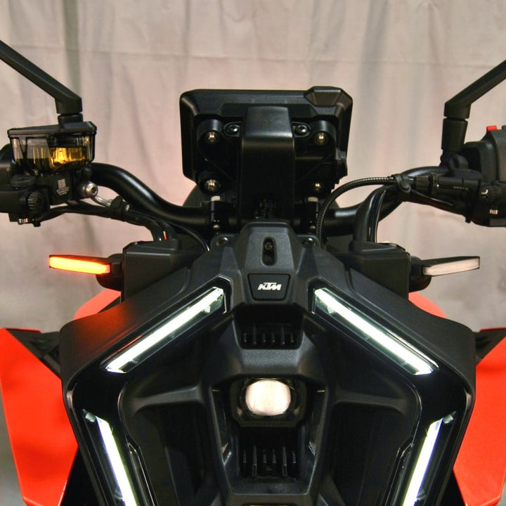 New Rage Cycles 24+ KTM 990 Duke Front Turn Signals - Bull Strap