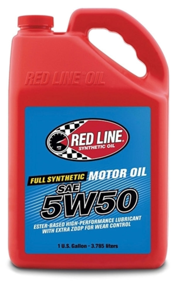 Red Line 5W50 Motor Oil - Gallon - Bull Strap