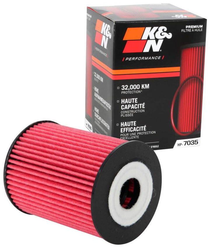K&N Performance Oil Filter for 15-16 Hyundai Genesis Sedan 3.8L V6 - Bull Strap