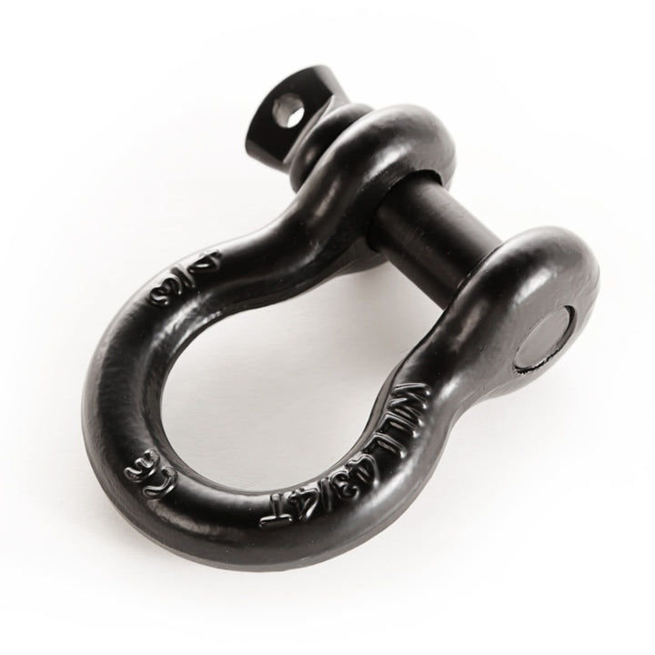 Rugged Ridge Black 9500lb 3/4in D-Ring - Bull Strap