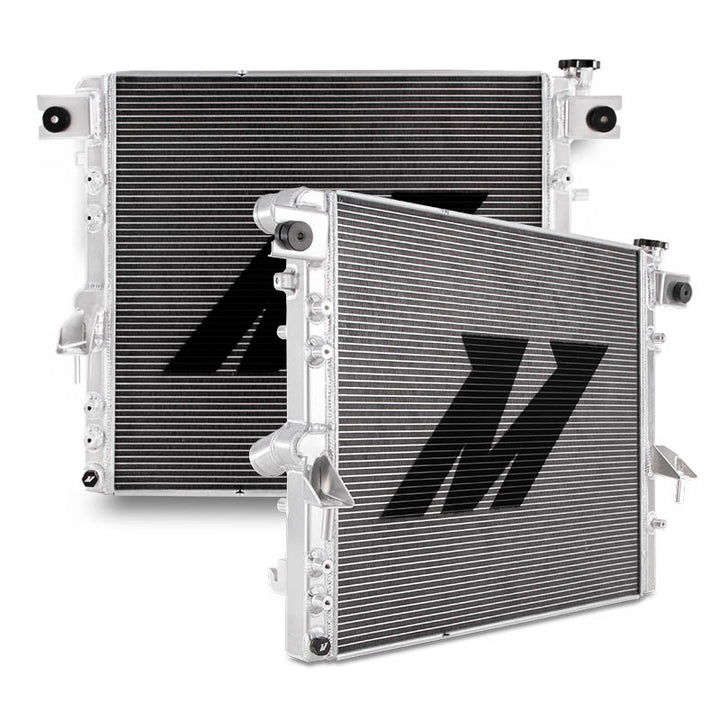 Mishimoto 07-18 Jeep Wrangler JK HEMI Conversion Performance Aluminum Radiator - Bull Strap