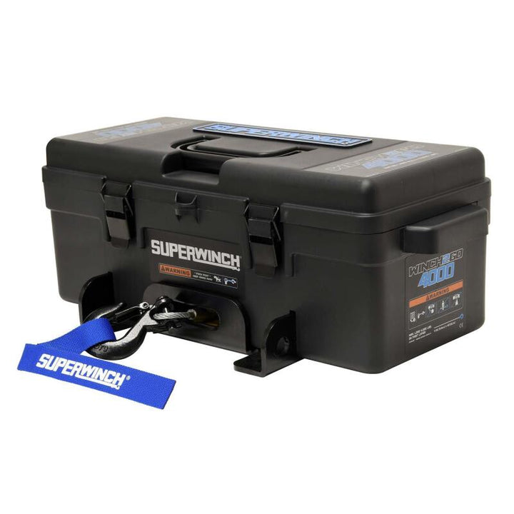 Superwinch 4000 LBS 12V DC 3/16in x 50ft Steel Rope Winch2Go Steel Rope - Bull Strap