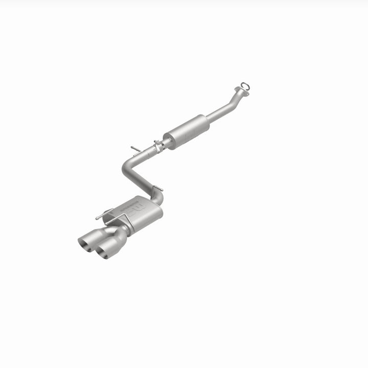 MagnaFlow CatBack 18-19 Toyota Camry SE 2.5L Street Series Single Exit Polished Stainless Exhaust - Bull Strap