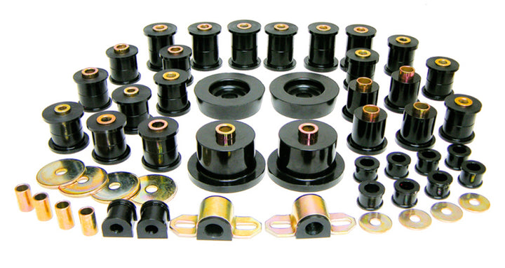 Prothane Mazda Miata Total Kit - Black - Bull Strap