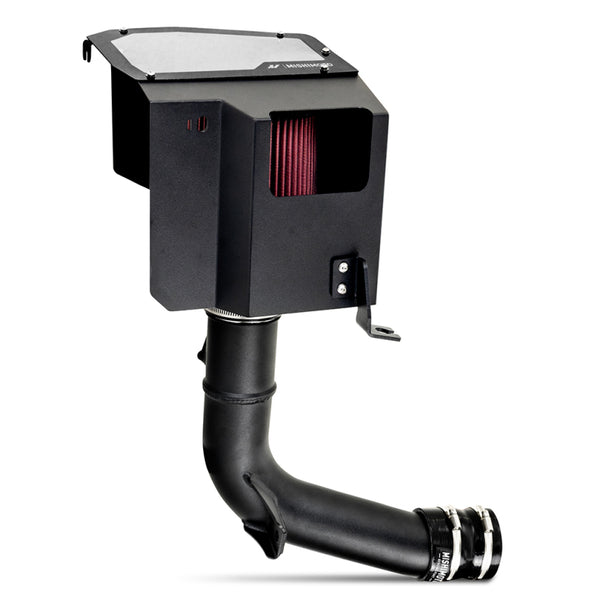 Mishimoto 2022+ Subaru WRX Performance Air Intake - Oiled Filter - Micro-Wrinkle Black - Bull Strap