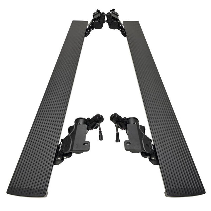 Westin 2024 Toyota Tacoma Double Cab Pro-E Electric Running Boards - Textured Black - Bull Strap