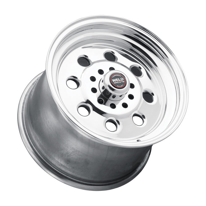 Weld Draglite 15x8 / 5x4.5 & 5x4.75 BP / 5.5in. BS Polished Wheel - Non-Beadlock - Bull Strap