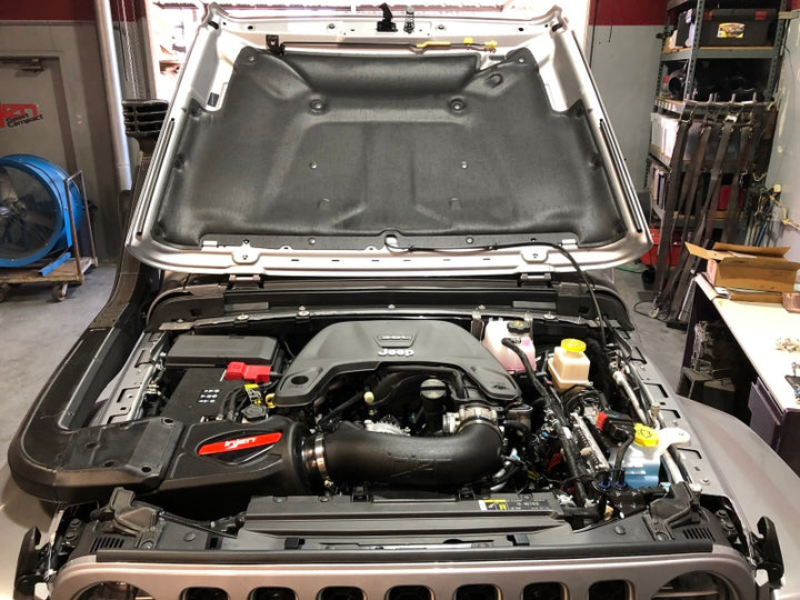 Injen 2018 Jeep Wrangler 3.6L Evolution Air Intake w/Oiled Filter - Bull Strap