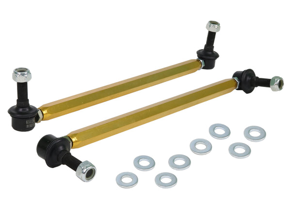 Whiteline 10-16 Hyundai Genesis Coupe Front Sway Bar Links - Bull Strap