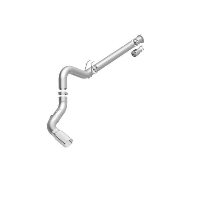 MagnaFlow 08-17 Ford F-250/F-350/F-450 6.4L/6.7L DPF-Back SS 5in Single Passenger Side Rear Exit - Bull Strap