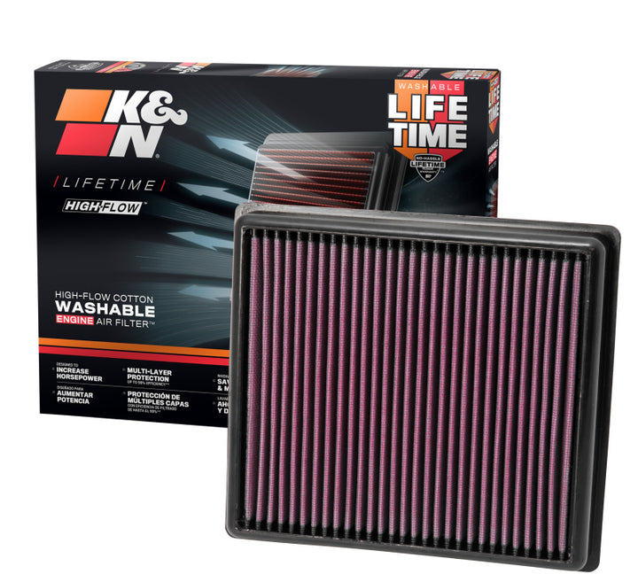 K&N Replacement Air Filter 12 BMW 320i/328i 2.0L - Bull Strap
