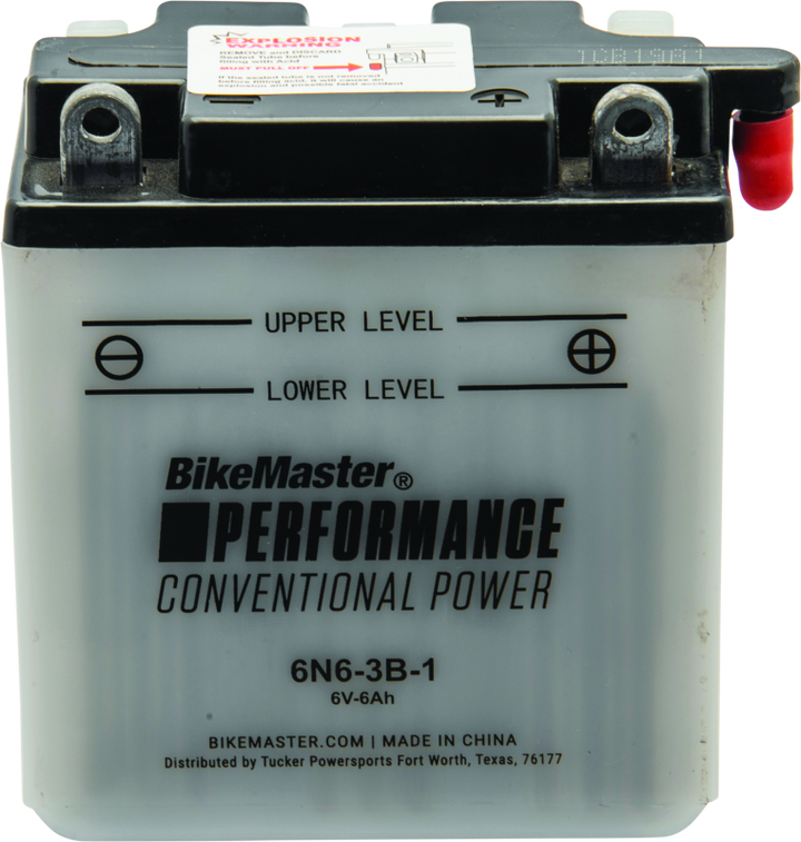 BikeMaster Battery - 6N6-3B-1 - Bull Strap