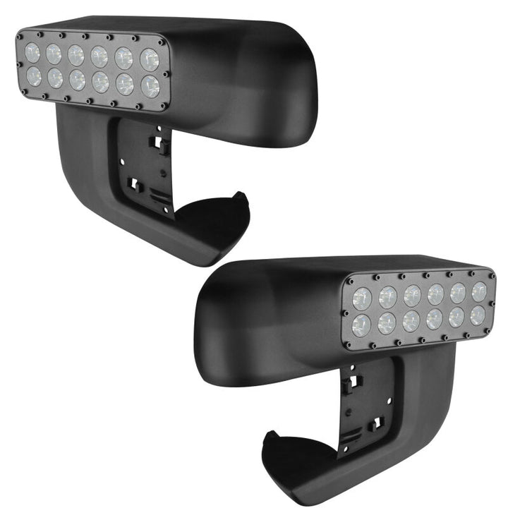 Oracle 21-25 Ford F150 LED Off-Road Side Mirror Ditch Lights - White LED - Bull Strap