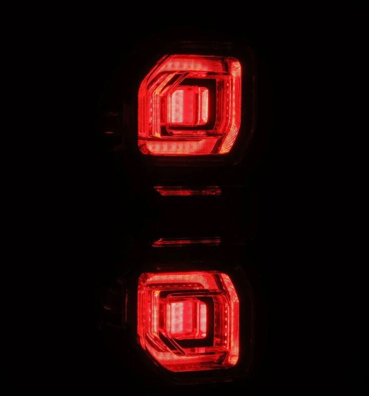 AlphaRex 21-24 Ford Bronco (Excl. Raptor) Nova-Series LED Tail Lights - Black - Bull Strap