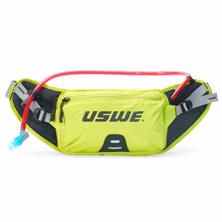USWE Zulo Waist Pack 2L - Crazy Yellow - Bull Strap
