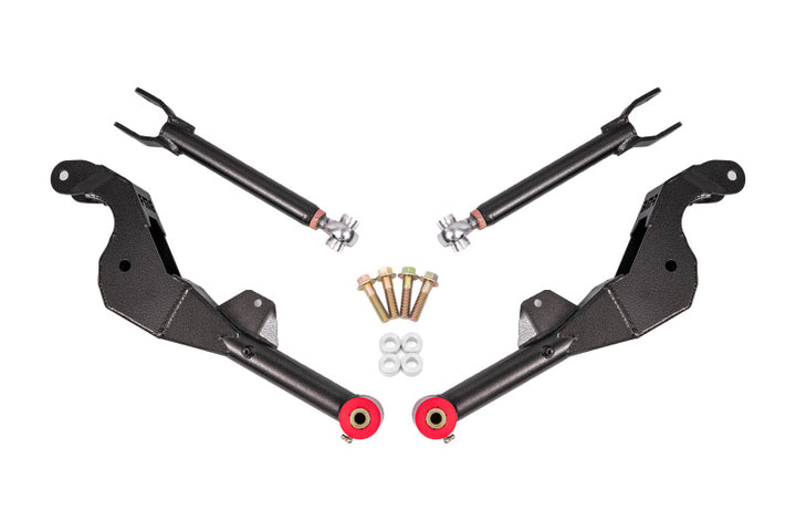 BMR 14-17 Chevrolet SS Rear Suspension Kit For 15in Conversion Kit - Black Hammertone - Bull Strap