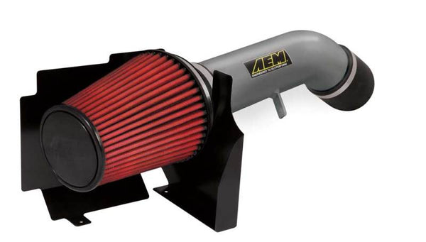 AEM 99-06 Chevy/GMC 5.3/6.0L Silver Brute Force Intake - Bull Strap