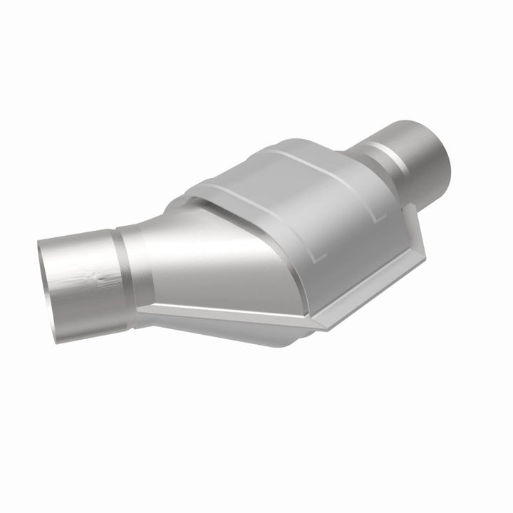 MagnaFlow Conv Universal 2.25 Angled Inlet OEM - Bull Strap