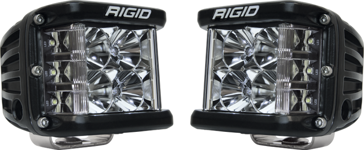Rigid Industries D-SS - Flood - Set of 2 - Black Housing - Bull Strap