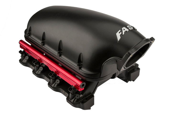 FAST LSX Manifold 103MM GenIII LS Rect Port - Black - Bull Strap