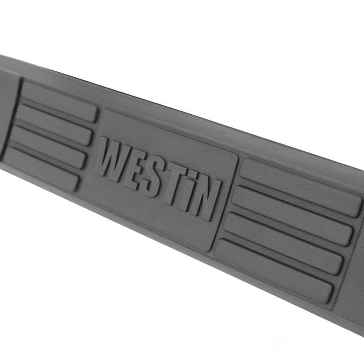 Westin 1999-2014 Chevy Silverado 1500 Ext. Cab E-Series 3 Nerf Step Bars - Black - Bull Strap