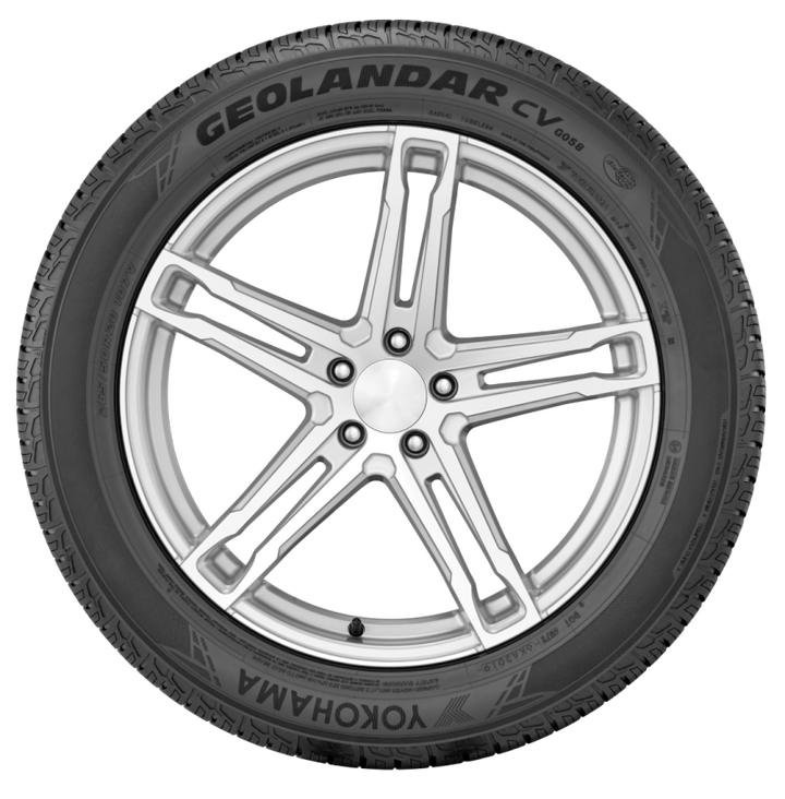 Yokohama Geolandar CV G058 Tire - 225/55R19 99V - Bull Strap