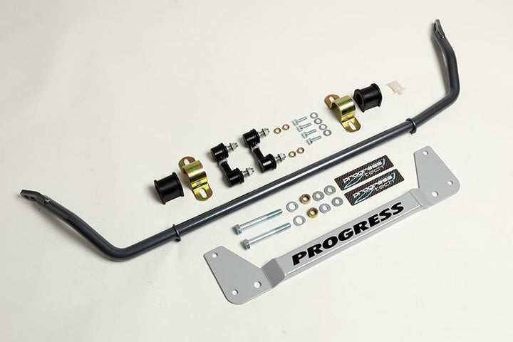 Progress Tech 02-06 Acura RSX Rear Sway Bar (24mm - Adjustable w/ End Links and Bar Brace) - Bull Strap