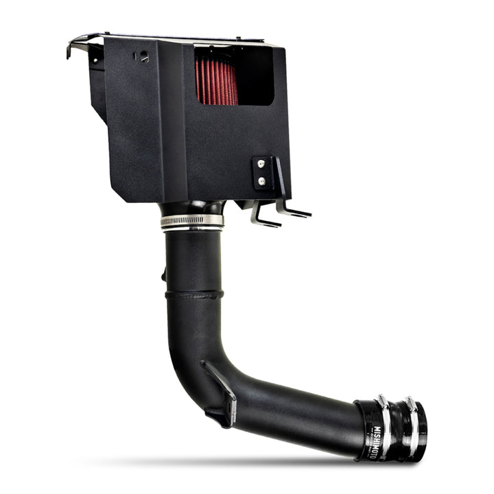 Mishimoto 2022+ Subaru WRX Performance Air Intake - Oiled Filter - Micro-Wrinkle Black - Bull Strap