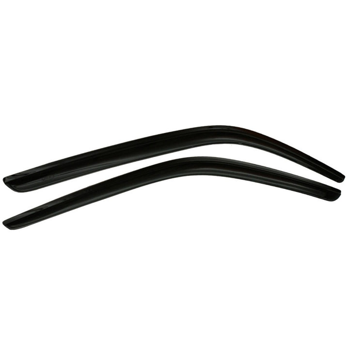 AVS 19-22 Ford Ranger (Extended Cab Pickup) Ventvisor Outside Mount Window Deflectors 2pc - Smoke - Bull Strap