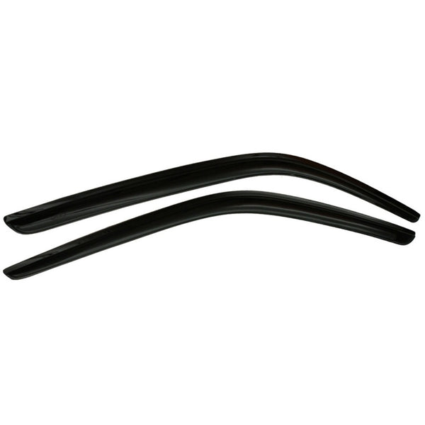 AVS 20-21 GM Silverado/Sierra 2500/3500HD Standard Cab Ventvisor Window Deflectors 2pc - Smoke - Bull Strap