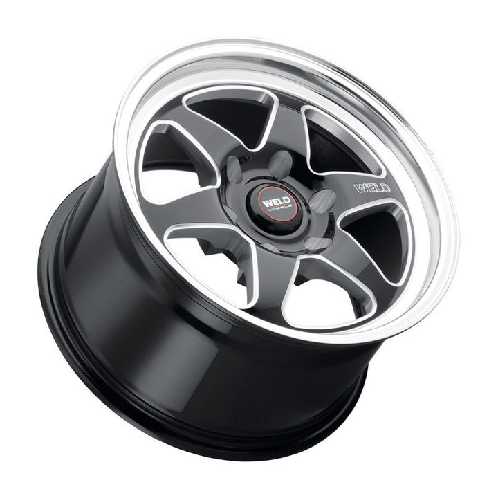 Weld S156 17x10 Ventura 6 Drag 6x139.7 ET25 BS6.50 Gloss BLK MIL DIA 106.1 - Bull Strap